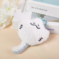 Cartoon Marine Animal Devil Rays Doll Plush Keychain Ornament Stuffed Animal Manta Ray Pendant Bag Decor Kids Toy Gifts