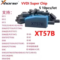 5/10 pièces XT57B Super Chip Clé de voiture transpondeur Xhorse XT27B Puce Immo Universelle ID4A ID49 MQB48 MQB49 pour MINI KEY TOOL VVDI2