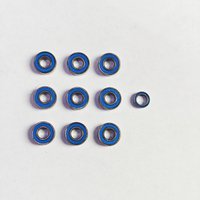 10Pcs Rubber Sealed Ball Bearing Kit for TAMIYA SW01 CW01 Lunchbox Grasshopper Hornet Midnight Pumpkin Super Storm Dragon