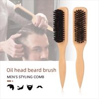 New Hair Comb Brush Boar Bristle Hair Brush Professional Hairdresser Brushing Brush Styling Tool SZI09
