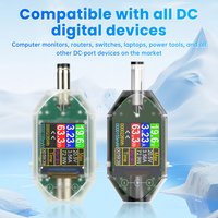 DT550 DC 4.5-50V 0-6A High Precision Digital Display DC Voltage Current Power Meter 0-600W Interface Tester