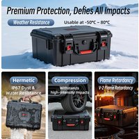 Portable Safety Box For DJI Avata 360 Drone Explosion-proof Hard Shell Carrying Case Suitcase For DJI Goggles N3/RC 2/Motion 3