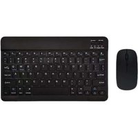 with Bluetooth Keyboard Mouse for Tablet PC 78Key 10inch Rechargeable Wireless Keyboard 1200dpi Mice Set Combo for Laptop
