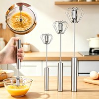 Semi Automatic Egg Beater Manual Rotating Cream Mixer Household Baking Tool Egg Blending Kitchen Tools For Cake Mixing New
