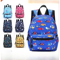 Cartoon Kids Backpack Lightweight Kindergarten School Bag, Ergonomic Spine Protection for Toddlers Boys Girls, Fashion Casual Da