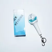 2025 Cute Kpop Album Logo Pendent Luminescence Keychain Car Keys Anime Accessories Keychains Women Doll Keyring Holiday Gift