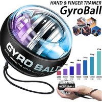 NW Wrist Power Ball Auto Start Gyro Hand Trainer Grip Strengthener Forearm Exerciser Gyroscopic Fitness Equipment Home Workout
