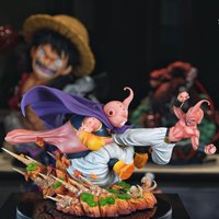 Dragon Ball Cs Studio: Buu Showdown Anime Model Ornament Action Figures Creativity Collection Desktop Decor Static Statue Gift