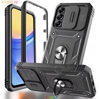 Case For Galaxy A36 A26 A06 A35 A55 A25 A35 A54 A53 A16 A17 A15 A14 A56 Camera Slide Armor Protection 360 Degree Rotate Cover