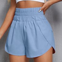 Boxer Shorts for Women Teen-girls Light Weight Pull-on High Rise Shorts Outfit Athletic Style Summer Workout Shorts
