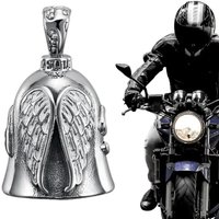 AliExpress NONE Riding Bell Angel Guardian Biker Riding Bell Portable Motorcycle Accessories For Biker Riders Motorcycle Bicycle Gift
