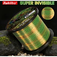 ZUKIBO 3D Speckle Line Yellow Five Colors 500M 1000M Fishing Line Super Strong Fluorocarbon Coated Monofilament Sink Nylon Line