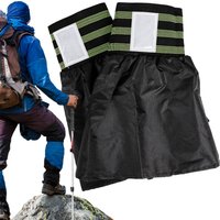 Waterproof Low Trail Running Ankle Gaiters Adjustable Leg Gaiters Anti-Sand Shoe Covers for Hiking Camping Climbing Walking