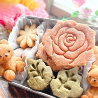 Rose Cookie Cutters Plastic 3D Cute Leaf Pressable Biscuit Mold Mother's Day Cookie Stamp Kitchen Baking Pastry Bakeware