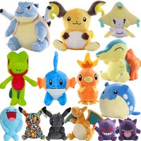 Pokemon Treecko Torchic Mudkip Plush Toys Gengar Spheal Chikorita Totodile Cyndaquil Blastoise Charizard Jirachi Stuffed Doll
