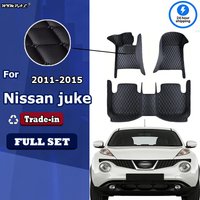 Customized Artificial Leather Car Floor Mat For Nissan juke 2011 2012 2013 2014 2015 Protect Your Vehicle's Interior Accessory