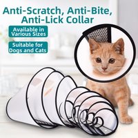 Soft Adjustable Pet Protective Cover Anti-Lick Anti-Scratch Pet Protective Collar Anti-Bite Recovery Cone Collar Pet Supplies
