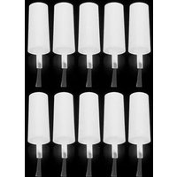 20Pcs Nail Polish Bottle Caps with Brush Fine Tip Design for Even Coating Replacement for Fingernail Polish Containers