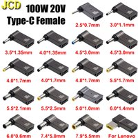 100W USB Type-C to Dc Power Jack Connector USB C to Universal Laptop Power Adapter Plug Converter For HP Dell Lenovo Asus Acer