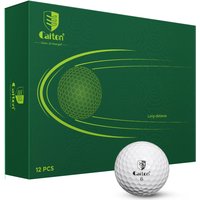 Caiton 3/6/12Pcs Long Distance Golf Balls Multi-Layer Tour Performance Soft Feel Spin Control Durable Practice Play Set Golfers