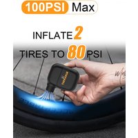 AliExpress THERAGUN Mini Portable Bicycle Pump Rechargeable Air Inflator 100PSI 5V Type-C Bike Accessories for Bike Schrader Presta Tires.