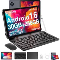 DOOGEE U11 Pro 2in1 PC Tablet 30GB(6+24) 256GB 11" 8580mAh Battery Dual Speakers Unisoc T7200 Android 16 Tablet Widevine L1