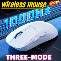 New Wireless Mouse Bluetooth 2.4G Three-Mode Rechargeable Ergonomic Office Gaming Portable Mice For iPad PC Laptop TV Mouse