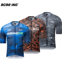 BCBE-ING Cycling Jerseys Summer LightWeight Shorts Sleeve Race Fit Quick Dry Breathable UPF50+ Fabric Maillot Ciclismo Hombre