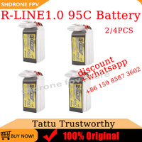 Tattu R-Line Version 1.0 650/500/550/750mAh 95C 2S 4S 6S 22.2V Lipo Battery XT30 Plug for FPV RC Quadcopte