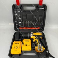 21V Lithium-Ion Drill Set: Multifunctional Cordless Kit – Hand Drill, Impact Drill for Home Use (Rechargeable)