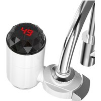3000W Electric Tankless Instant Hot Water Heater Faucet for Kitchen with Temperature Display Hot Cold Tap