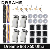 Dreame X60 Ultra Robot Vacuum Spare Parts Consumables Main Side Brush Hepa Filter Mop Cloth Dust Bag Accessories
