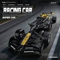 1:8 Technical Supercar formula racing building blocks MOC City Speed Famous car brick assembly toy birthday gift