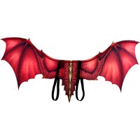 Erwachsene Neujahr Dekoration Karneval Party Tierkostüm Cosplay Dinosaurier Drache Dämon Gesichtsmaske und Flügel