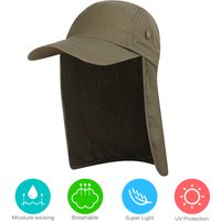 Unisex Fishing Hat Men UPF 50+ Sun Cap Wide Brim Fishing Sun Hat with Neck Flap Sunshade Sunlight Prevention for Camping Hiking