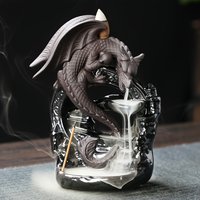 Dragon Backflow Incense holder - holder for home decor, aromatherapy, air purification, fragrance-free