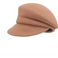 High-end Asymmetrical Woolen Newsboy Hat Women's autumn-winter Octagon Hat Painter Beret Hat Vintage Fez Hat M401