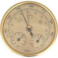 Präzisions-3-in-1-Barometer, Wetterstations-Barometer-Thermometer-Hygrometer für den Innen-und Außenbereich