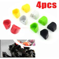 4pcs Shock Absorber & Hydraulic Frame Protection Cover Shock Absorption for RC Car 1/8