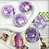 Cute K-Kamui Gakupo Badges 25 32 44 58 75 mm Round Fans Collect Friends Gifts Brooch Souvenir