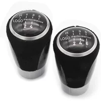 VERYUS PU Leather PVC Gear Shift Knob Red 5/6 Speed For E81 87 E46 E90 E91 E92 For 3 Series E90 LCI Sedan