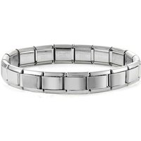 New Fashion Italian Charm Links Bracelet Stainless Steel Women 9mm Width Bracelet Bangle Girls Wedding Jewelry Gifts Wholesale