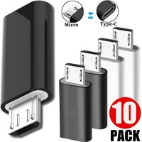 10-1Pcs Micro USB Buchse Auf Typ C Stecker Adapter OTG Konverter Micro-B Zu USB-C Stecker Telefon Ladegerät Kabel Adapter Für Samsung