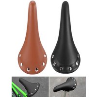 AliExpress Other Vintage Waterproof Bike Saddle Leather Seat Cover for Road Bicycle Comfortable Cycling Accessories with Classic Design