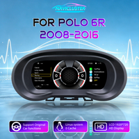 Digitaler Linux-LCD-Tachometer für VW Polo 6R Crossfox Saveiro Vento Baujahre 2010-2016, Auto-Instrumententafel, Cockpit