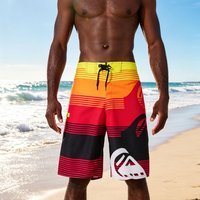 30-44size Summer men shorts casual breathable jogging fitness pants loose printed board shorts surf beach pants swimming trunks