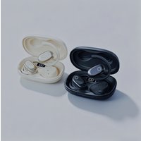 Portable OWS Wireless Earbuds Rotatable Open-Ear Design Noise Cancelling Built-in Microphone Portable for Daily Use