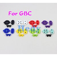 5sets High Quality For GBC Console A B DPad Select Start Button Conductive Rubber Pad For Gameboy Color Silicone