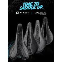 AliExpress Lexon RYET Ultra Full Carbon 3D Printed 145mm Bike Saddle 205g 7*9 High Modulus Carbon Fiber Base MTB Mountain Cycling Seat Parts