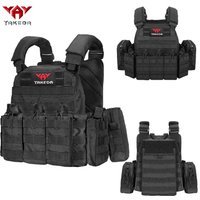 YAKEDA modular hunting vest supports free matching tool kit with adjustable shoulders, suitable for outdoor adventure sports